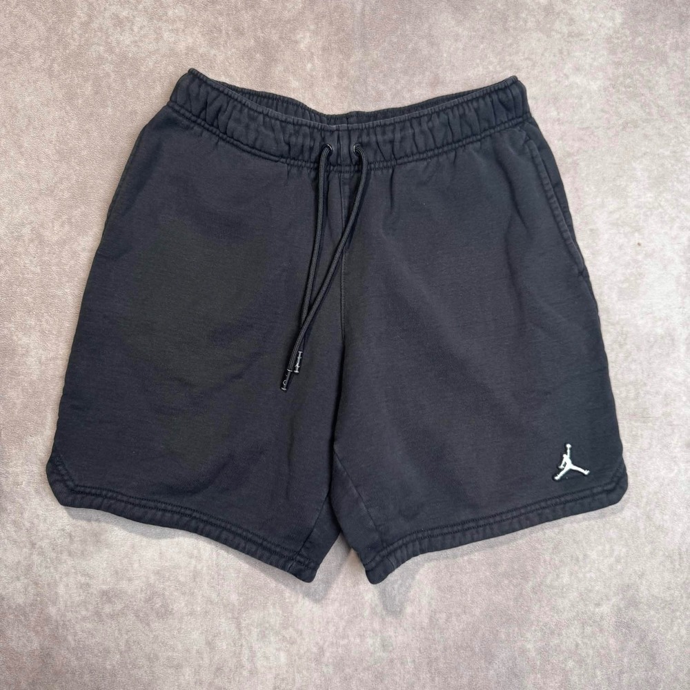 Jordan Essentials Mens Fleece Shorts Black DA9826-010 Size S Small Jumpman Logo